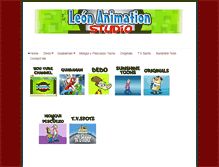 Tablet Screenshot of leonanimationstudio.com